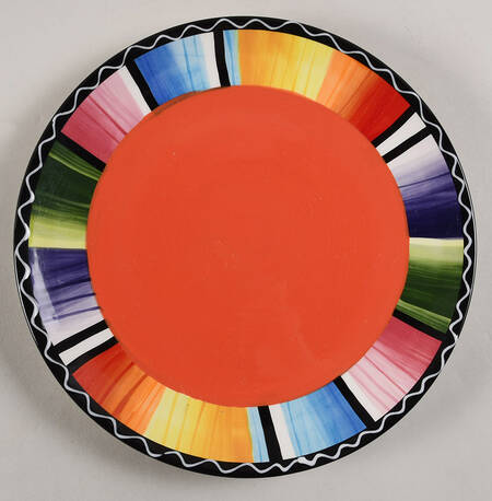 Serape 9" Plate for 2 Tier Server
