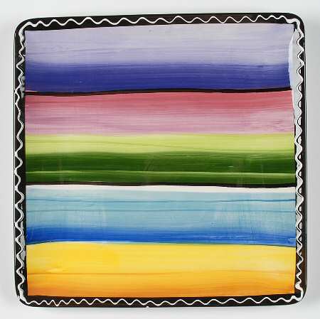 Serape Square Dinner Plate