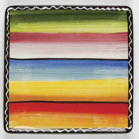 Serape Square Dinner Plate