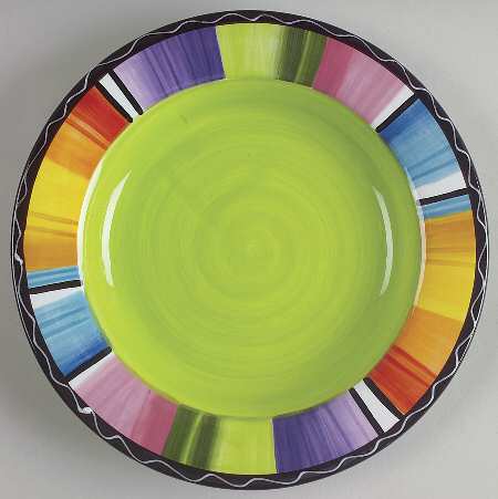 Serape Salad/Dessert Plate