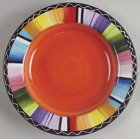 Serape Salad/Dessert Plate