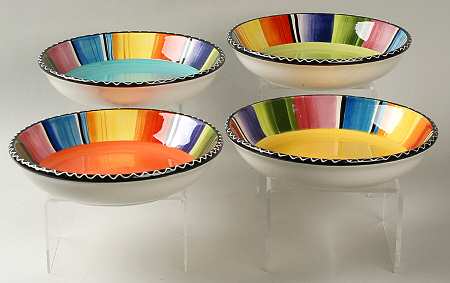 Serape Individual Pasta Bowl - Set of 4