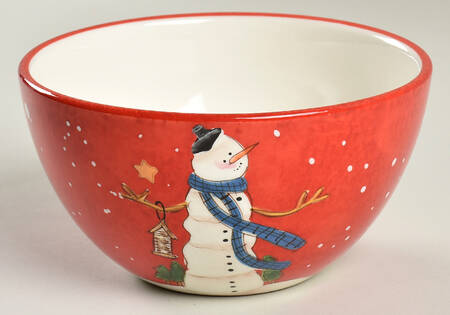 Hilltop Snowman Individual Ice Cream Dish