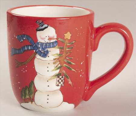 Hilltop Snowman Mug