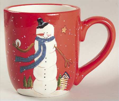 Hilltop Snowman Mug