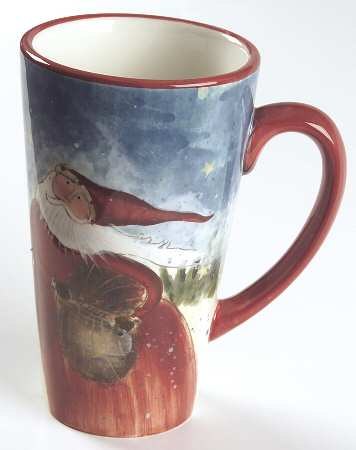 Enchanted Santa Latte Mug