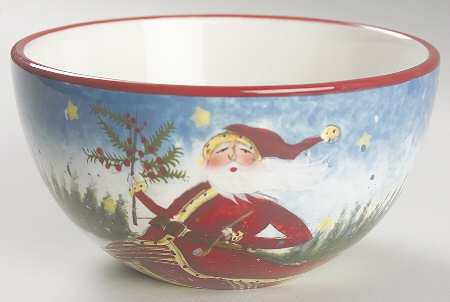 Enchanted Santa Soup/Cereal Bowl