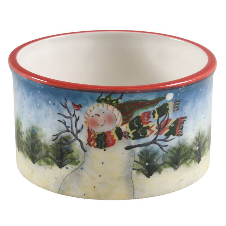Enchanted Snowman Dip Bowl (for Dip and Spreader)