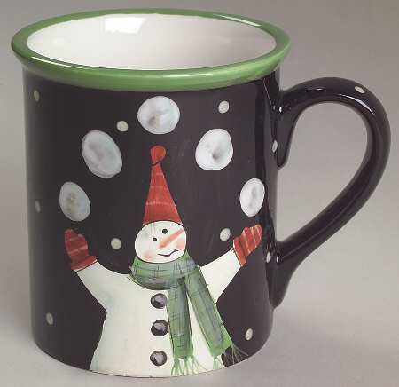 Juggling Snowman Mug