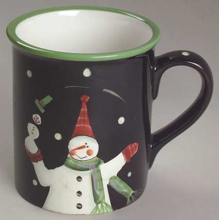 Juggling Snowman Mug