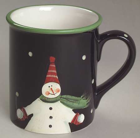 Juggling Snowman Mug
