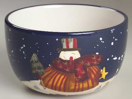Top Hat Snowman Individual Ice Cream Dish