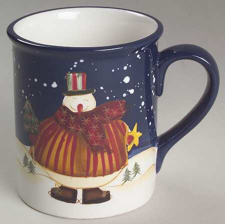 Top Hat Snowman Mug