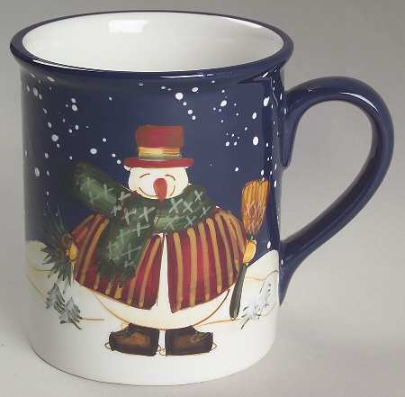 Top Hat Snowman Mug