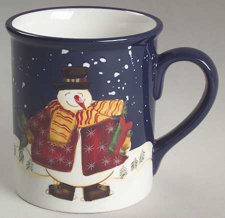 Top Hat Snowman Mug