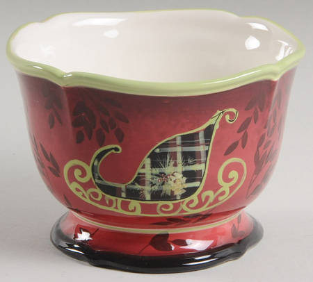 Holiday Splendor Individual Ice Cream Dish