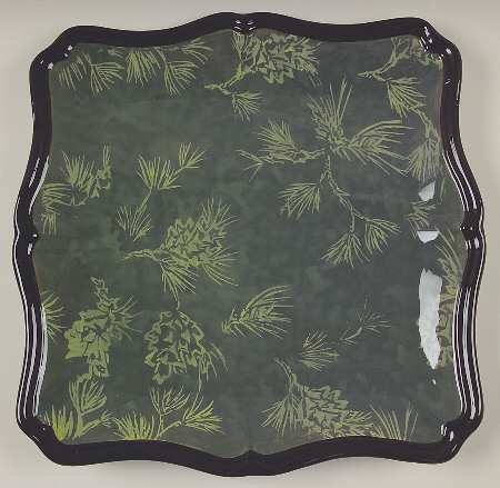 Holiday Splendor 13" Square Serving Platter