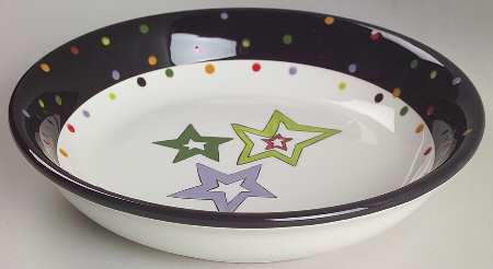 Confetti Snowman 9" Individual Pasta Bowl