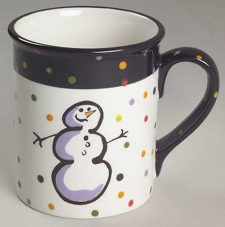 Confetti Snowman Mug