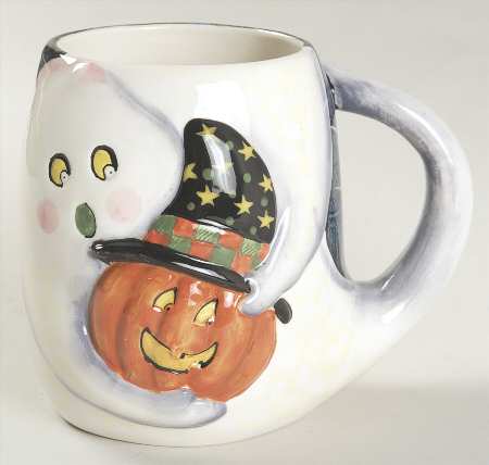 Roly Poly Halloween Accent Mug