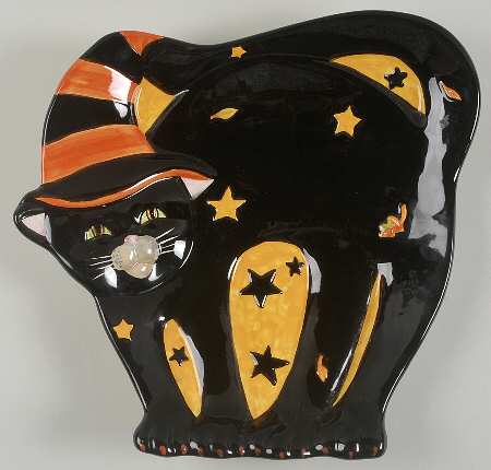 Roly Poly Halloween 12" Sculptured Platter