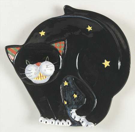 Roly Poly Halloween Accent Salad Plate