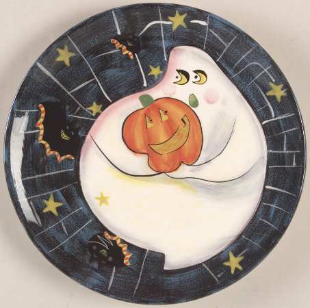 Roly Poly Halloween Salad Plate