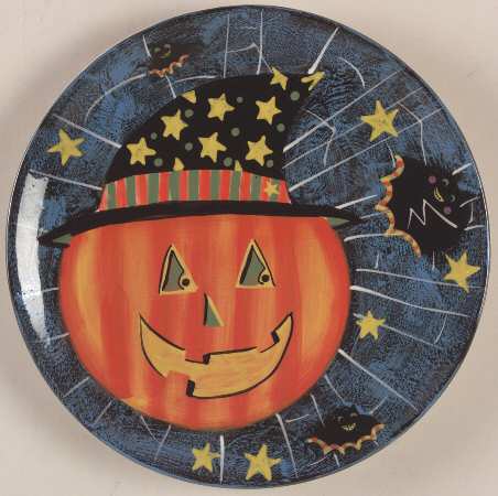 Roly Poly Halloween Salad Plate