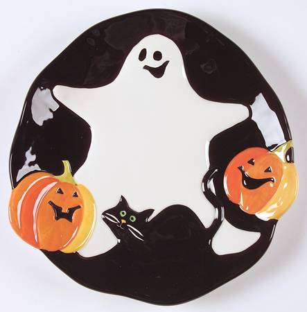 Midnight Halloween Open Candy Dish