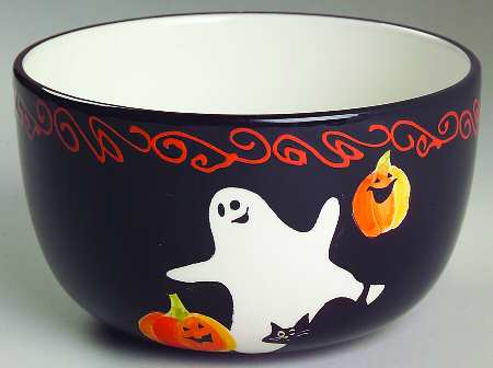 Midnight Halloween Individual Ice Cream Dish