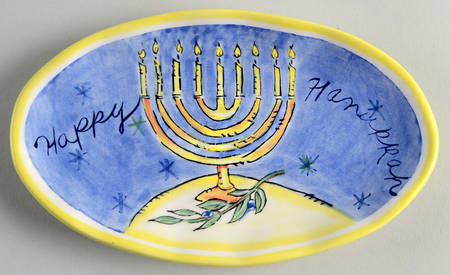Hanukkah Canape Plate