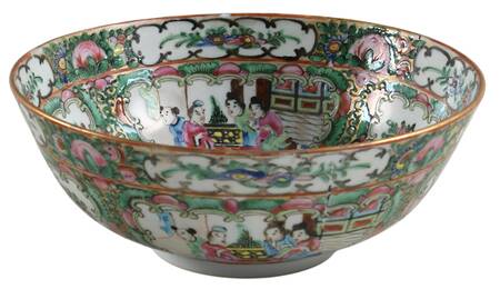 Rose Medallion (With People) 7" Round Serving Bowl