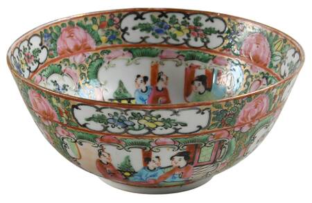 Rose Medallion (With People) Rice Bowl