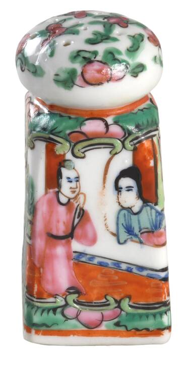 Rose Medallion (With People) Salt Shaker
