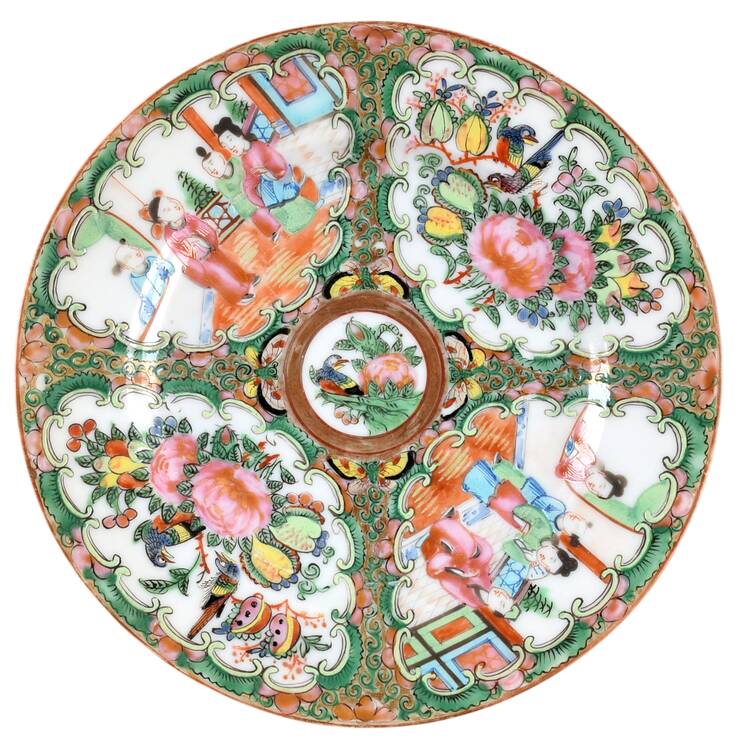 Rose Medallion (With People) Salad Plate