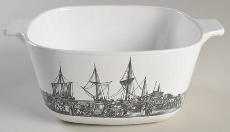 Renaissance 1.75 Quart Square Casserole No Lid