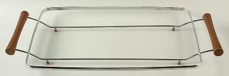 Renaissance 16" Rectangular Broil/Bake Tray, Metal Holder only