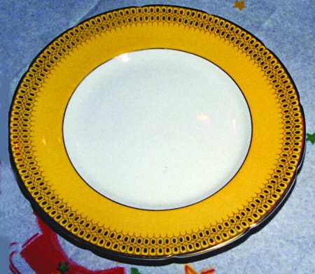Chateau Yellow and Gold by Coalport