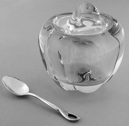 Apple Marmalade W/Lid & Metal Spoon