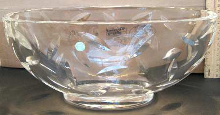 Nail 13" Footed Bowl