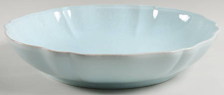 Impressions Robin's Egg (Blue) 13" Pasta Serving Bowl