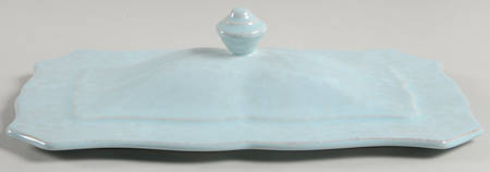 Impressions Robin's Egg (Blue) Lid for 1.5 Quart Rectangular Casserole