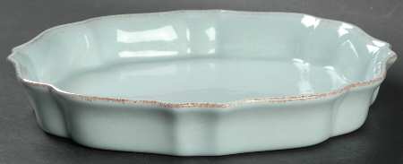 Impressions Robin's Egg (Blue) 9" Pie Baking Plate