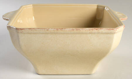 Impressions Buttercream (Yellow) 3 Quart Square Casserole No Ceramic Lid