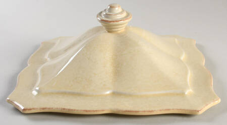 Impressions Buttercream (Yellow) Ceramic Lid for 3 Quart Square Casserole