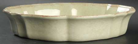 Impressions Celadon (Green) 13" Oval Baker