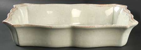 Impressions Celadon (Green) 13"  Rectangular Baker
