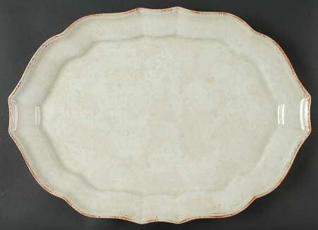 Impressions Celadon (Green) 17" Oval Serving Platter