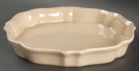 Impressions Mocha (Brown) 9" Pie Baking Plate