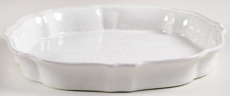 Impressions Linen White 11" Pie Baking Plate